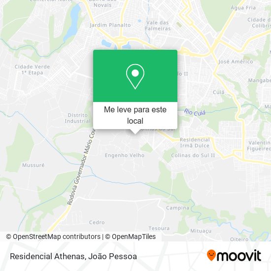 Residencial Athenas mapa