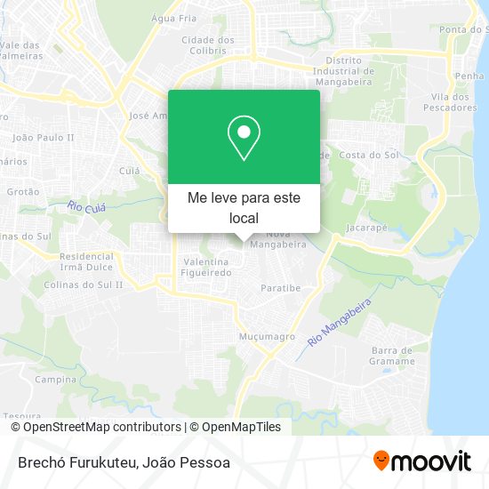 Brechó Furukuteu mapa