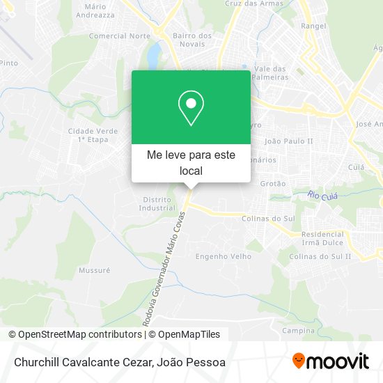 Churchill Cavalcante Cezar mapa