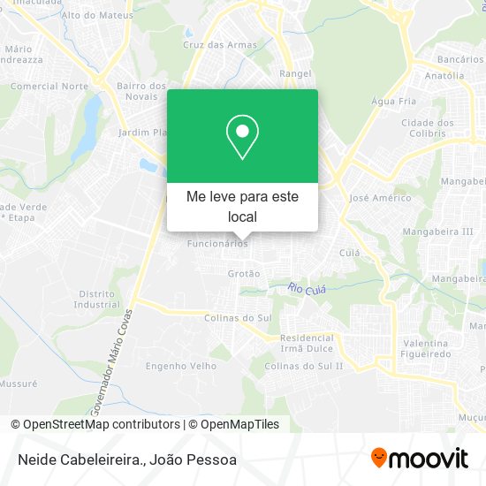 Neide Cabeleireira. mapa