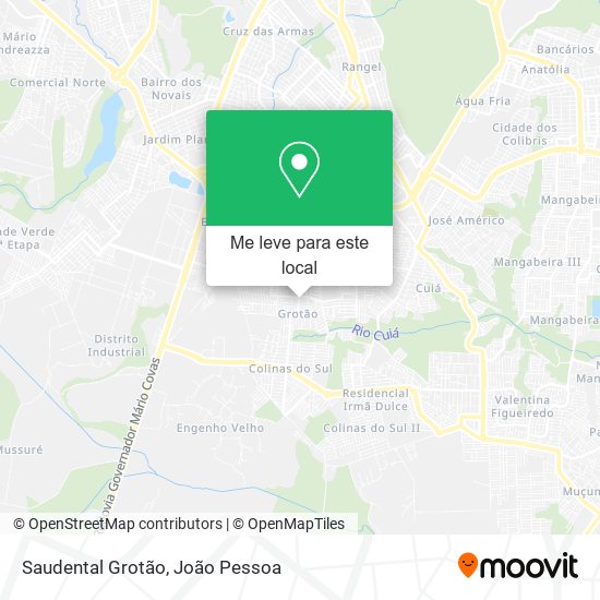 Saudental Grotão mapa