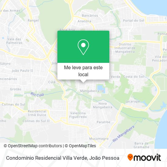 Condomínio Residencial Villa Verde mapa