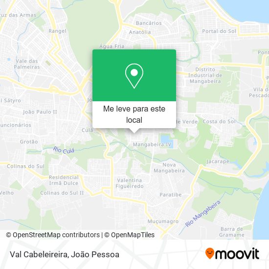 Val Cabeleireira mapa