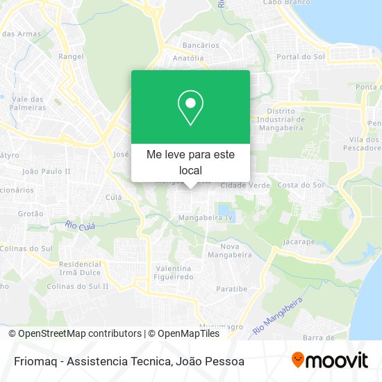 Friomaq - Assistencia Tecnica mapa