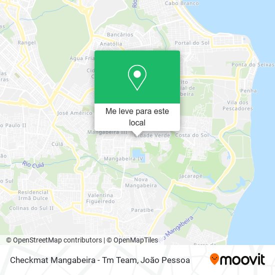 Checkmat Mangabeira - Tm Team mapa