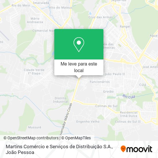 Martins Comércio e Serviços de Distribuição S.A. mapa