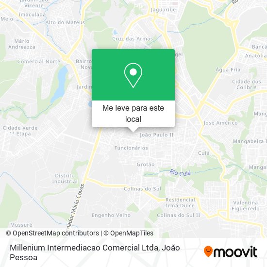 Millenium Intermediacao Comercial Ltda mapa