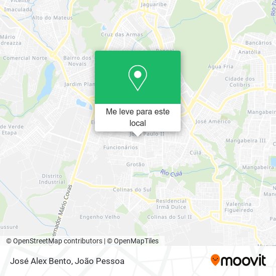 José Alex Bento mapa