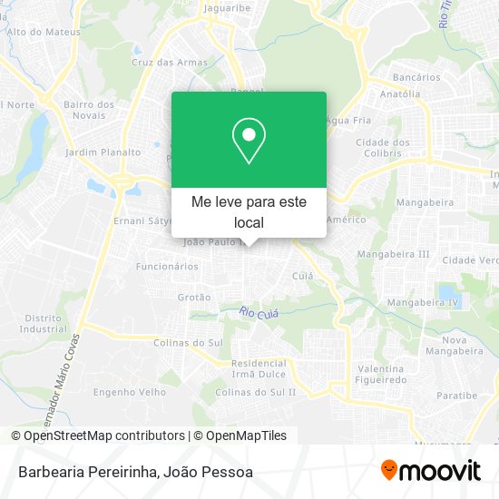 Barbearia Pereirinha mapa