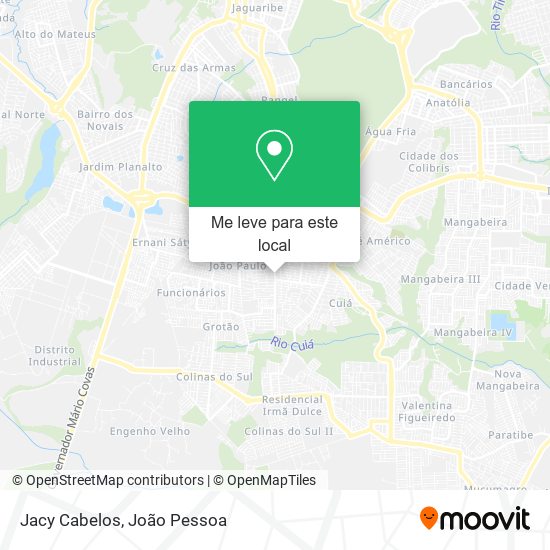 Jacy Cabelos mapa