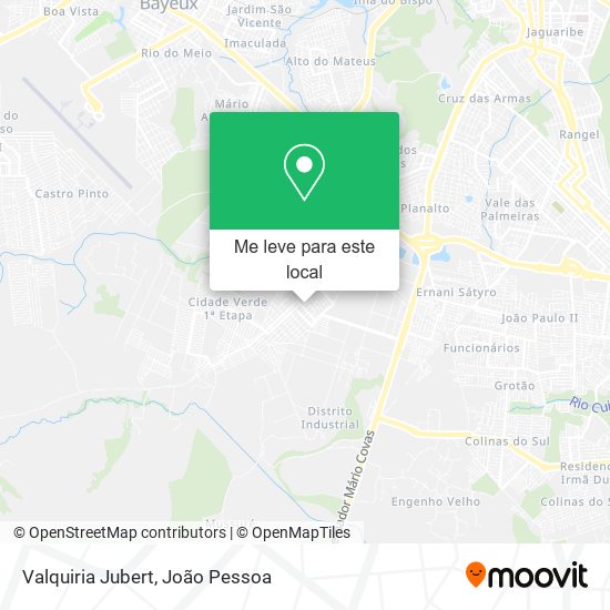 Valquiria Jubert mapa