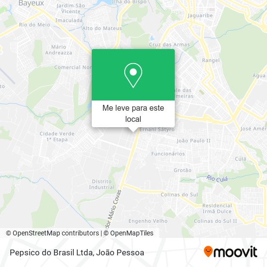 Pepsico do Brasil Ltda mapa