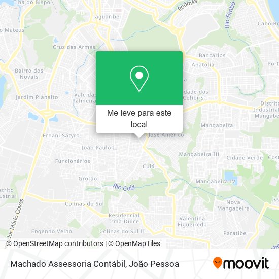 Machado Assessoria Contábil mapa