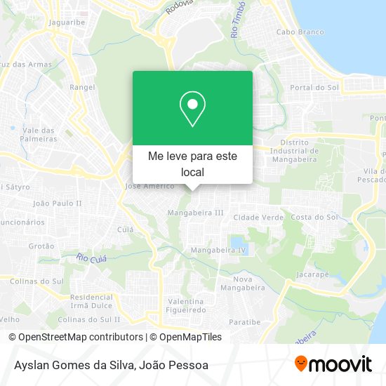 Ayslan Gomes da Silva mapa