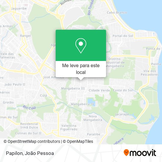 Papilon mapa