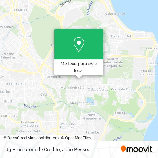 Jg Promotora de Credito mapa