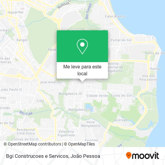 Bgi Construcoes e Servicos mapa