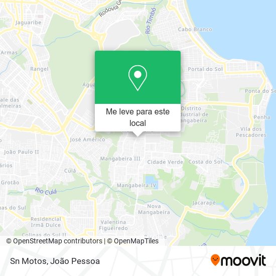 Sn Motos mapa