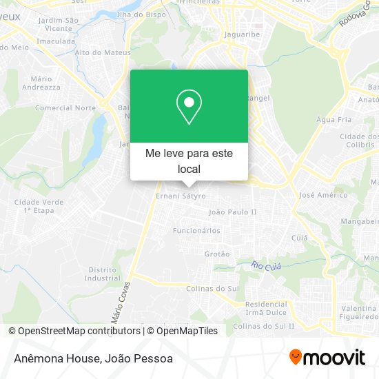 Anêmona House mapa
