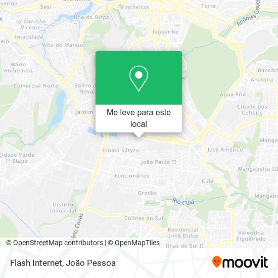 Flash Internet mapa