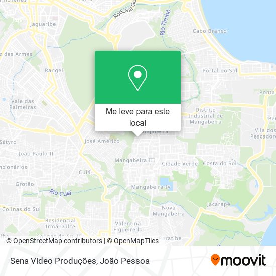 Sena Vídeo Produções mapa