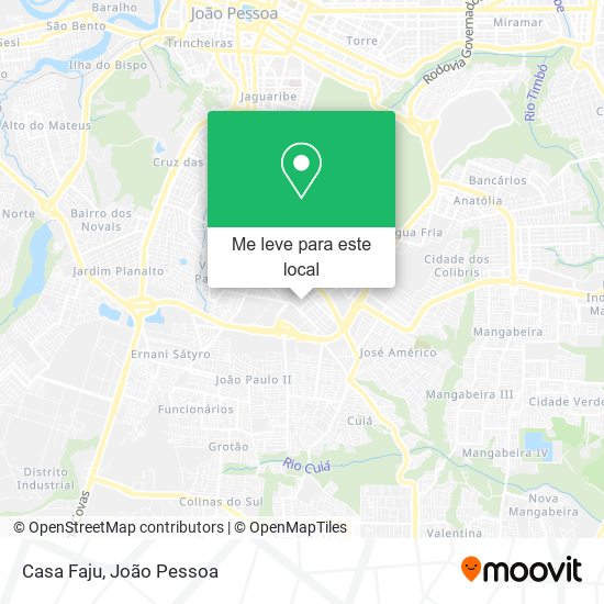 Casa Faju mapa