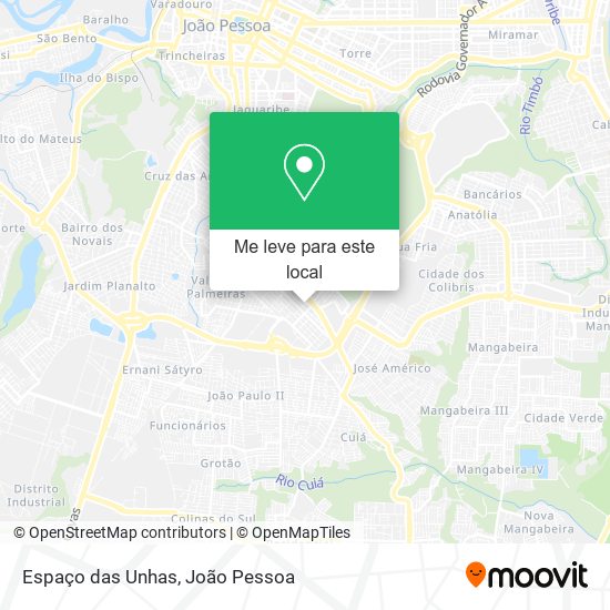 Espaço das Unhas mapa