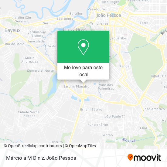 Márcio a M Diniz mapa