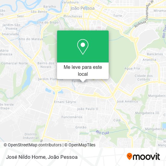 José Nildo Home mapa