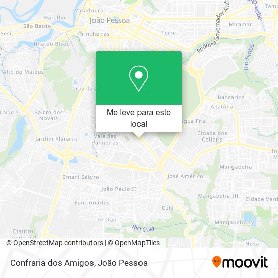 Confraria dos Amigos mapa
