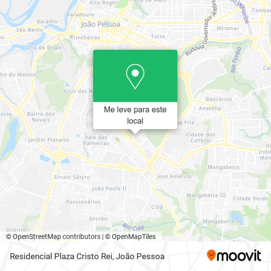 Residencial Plaza Cristo Rei mapa