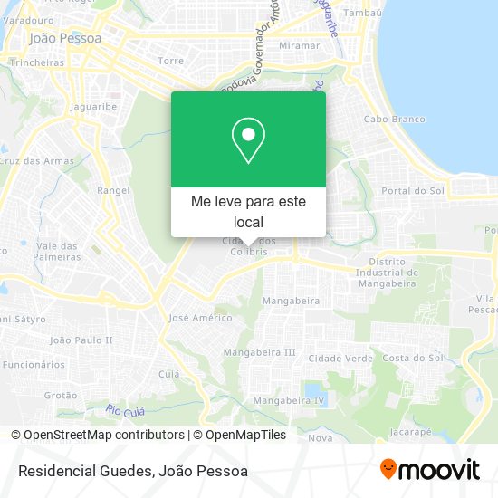 Residencial Guedes mapa