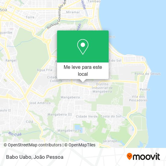 Babo Uabo mapa