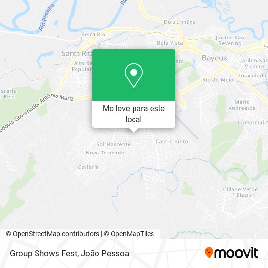 Group Shows Fest mapa