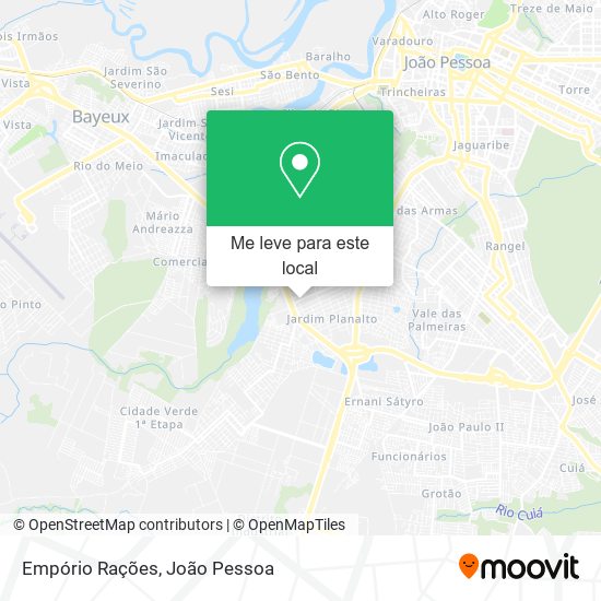Empório Rações mapa