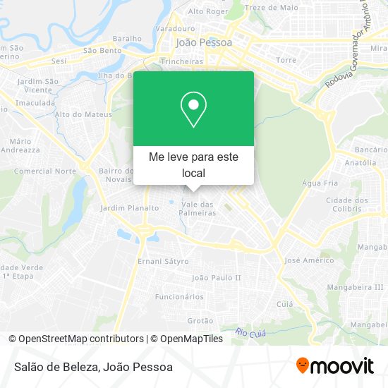 Salão de Beleza mapa