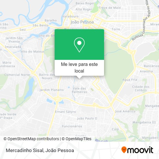 Mercadinho Sisal mapa