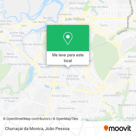Churraçai da Monica mapa