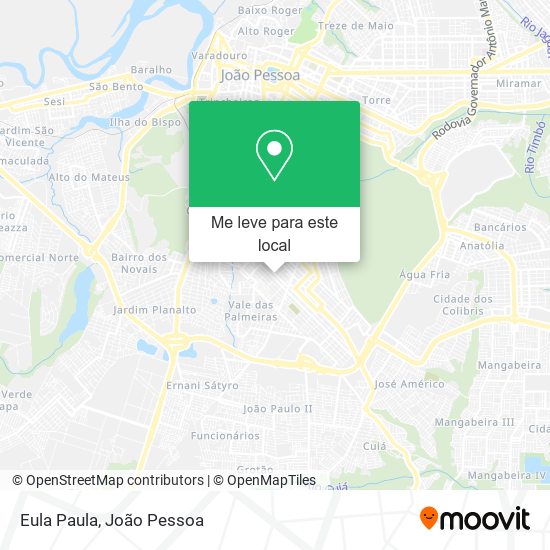 Eula Paula mapa