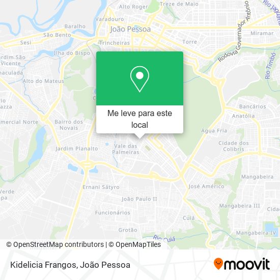 Kidelicia Frangos mapa