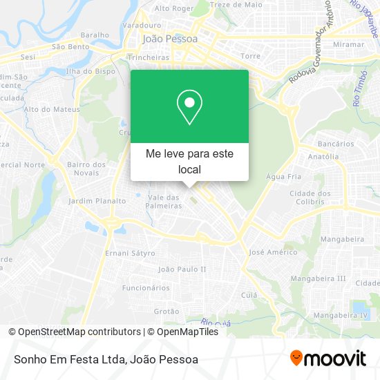 Sonho Em Festa Ltda mapa