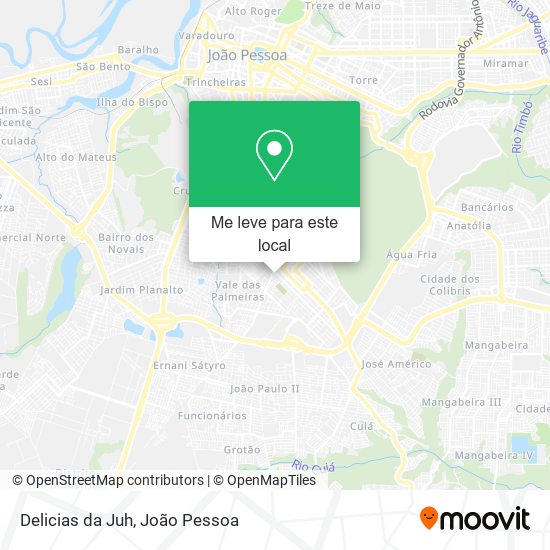 Delicias da Juh mapa