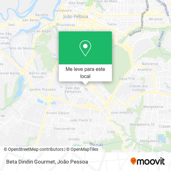 Beta Dindin Gourmet mapa