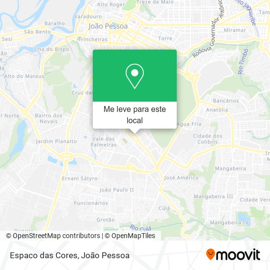 Espaco das Cores mapa