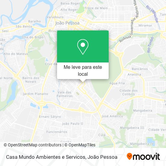 Casa Mundo Ambientes e Servicos mapa