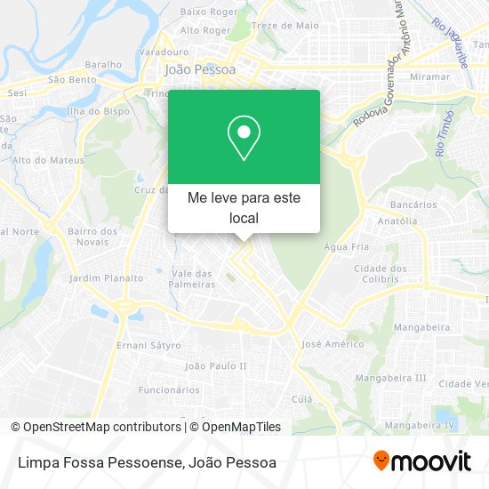 Limpa Fossa Pessoense mapa