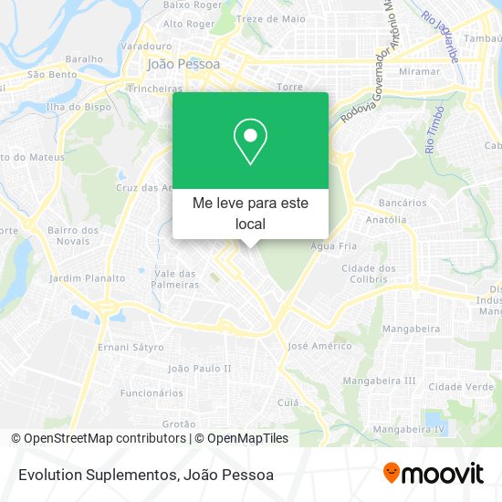 Evolution Suplementos mapa