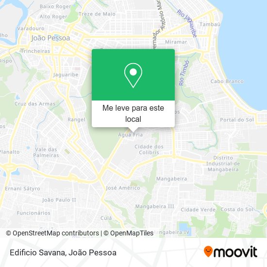 Edificio Savana mapa