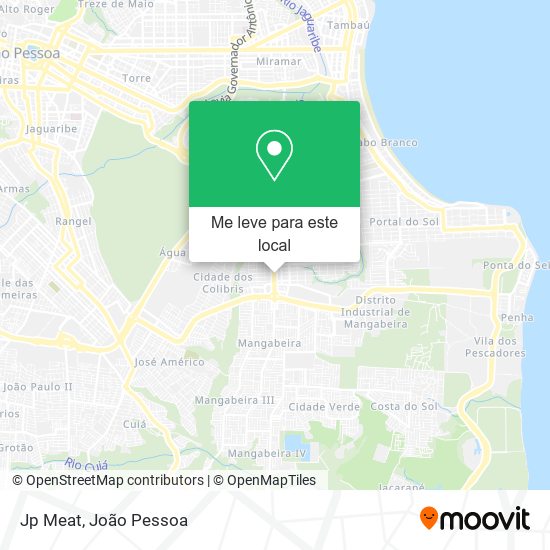 Jp Meat mapa