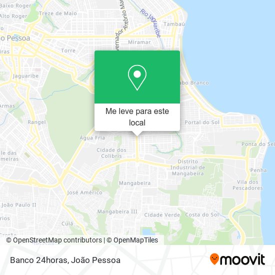 Banco 24horas mapa